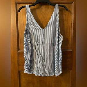Striped Linen Tank